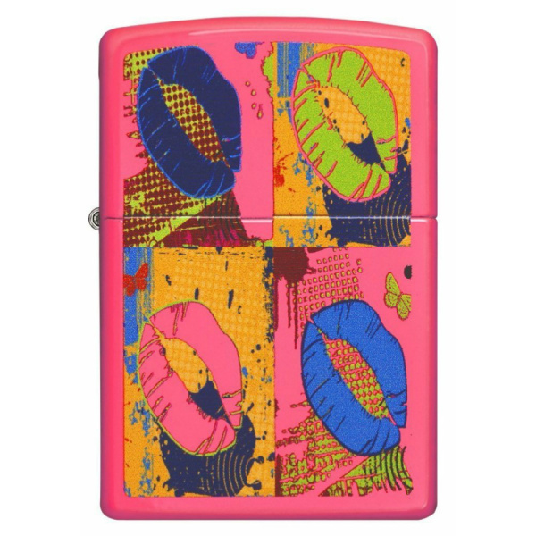 Зажигалка Zippo Classic Neon Pink