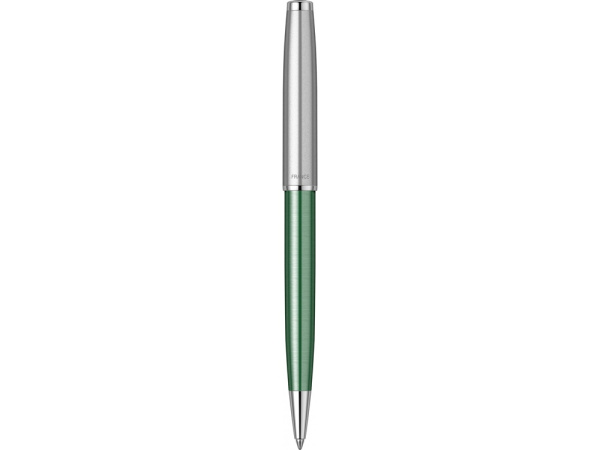 Ручка шариковая Parker "Sonnet Sand Blasted Metal&Green Lacquer"