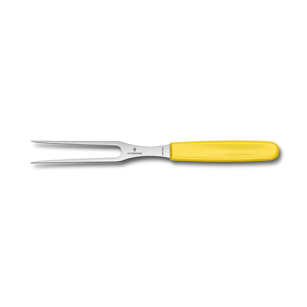 Вилка Victorinox кулинарная, 15 см, желтая