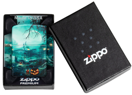 Зажигалка ZIPPO Graveyard с покрытием 540 Matte 48389