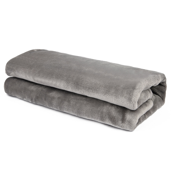 Плед FLANNEL, серый