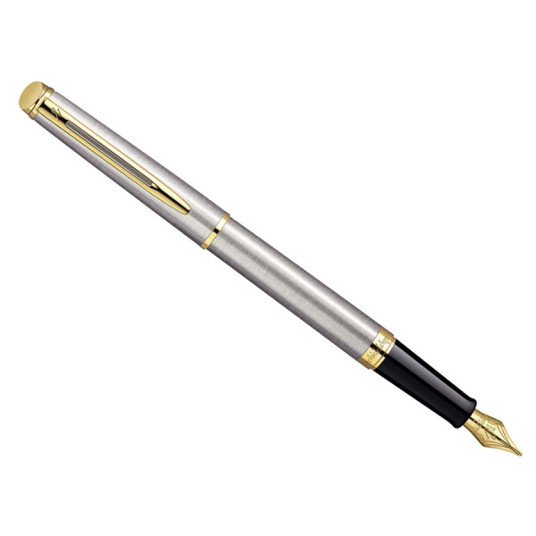 Ручка Waterman перьевая HEMISPHERE STAINLESS STEEL GT