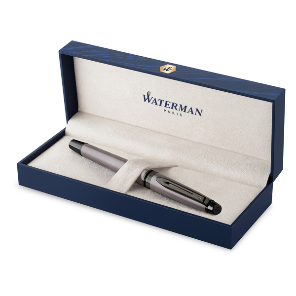 Ручка-роллер Waterman Expert DeLuxe - Metallic Silver RT