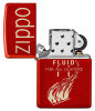 Зажигалка ZIPPO Retro с покрытием Metallic Red 49586
