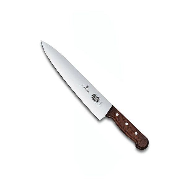 Нож Victorinox разделочный, лезвие 25 см, дерево