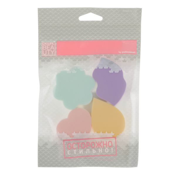 Губка Dewal Beauty для нанесения макияжа цветная SP-06