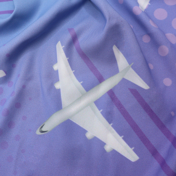 Французская косынка двухсторонняя Шарми, 35х70