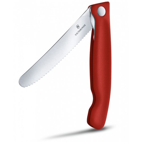 Нож складной для овощей Swiss Classic 11 см VICTORINOX Красный