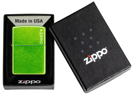 Зажигалка ZIPPO Logo с покрытием Lurid™ 24513ZL
