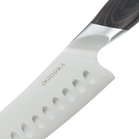 Нож сантоку OKROSHKA ТРЮФЕЛЬ OK120PW-SN
