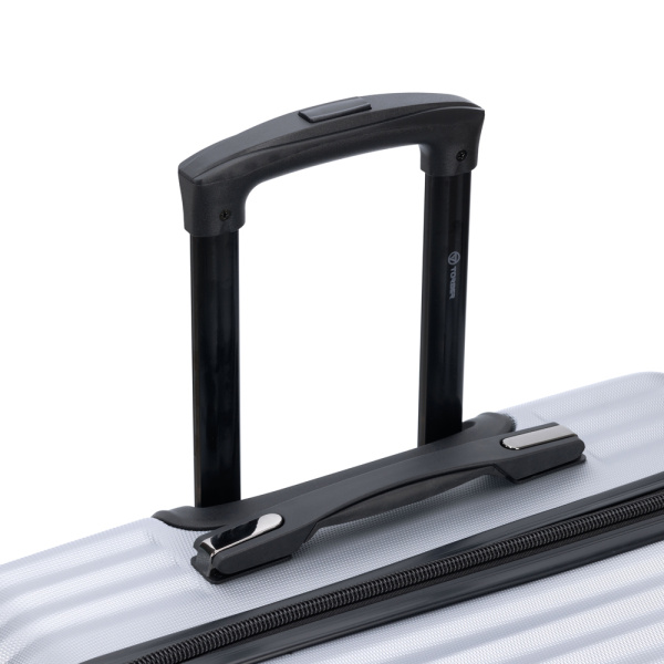 Чемодан TORBER Lama T1919M-Silver