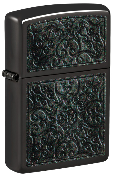Зажигалка ZIPPO Pattern с покрытием High Polish Black 48961