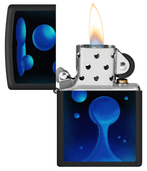 Зажигалка ZIPPO Lava Lamp с покрытием Black Light 48675