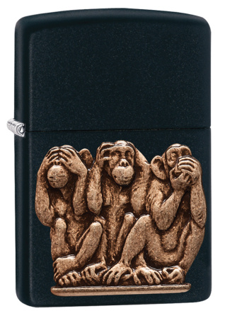 Зажигалка ZIPPO Classic с покрытием Black Matte 29409