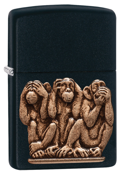 Зажигалка ZIPPO Classic с покрытием Black Matte 29409