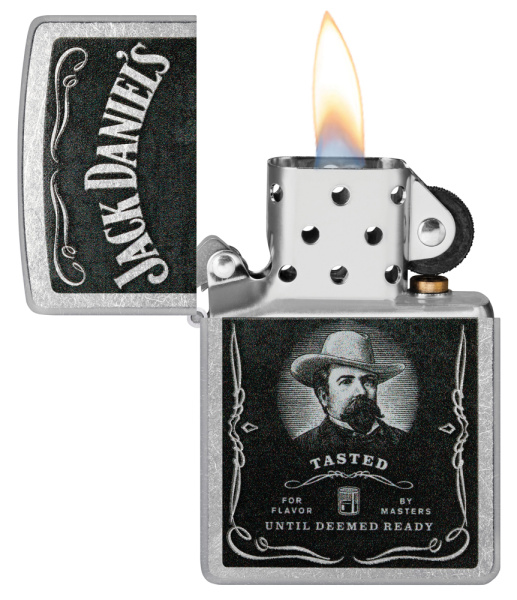 Зажигалка ZIPPO Jack Daniels® с покрытием Street Chrome 48748