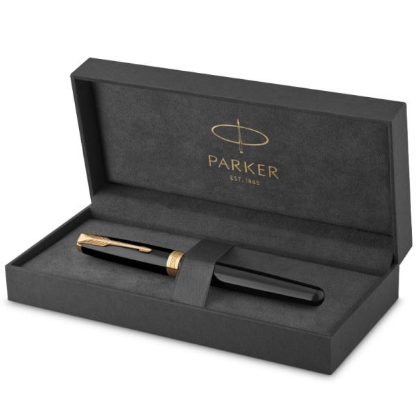 Ручка-роллер Parker Sonnet Black Lacquer GT