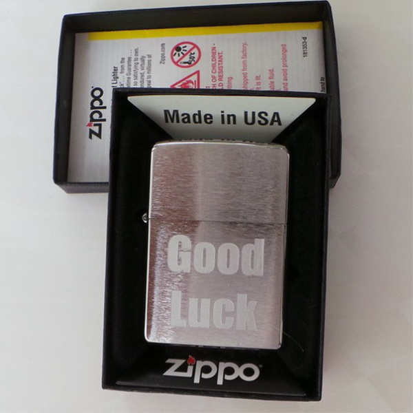 Зажигалка Zippo GOOD LUCK