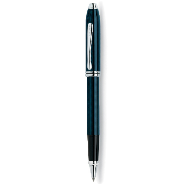 Ручка роллер Cross TOWNSEND-QUARTZ BLUE LACQUER