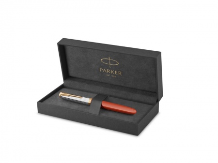 Ручка перьевая Parker "51 Rage Red GT"