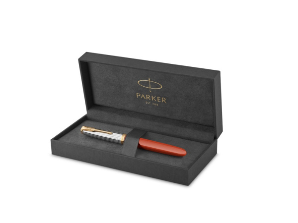 Ручка перьевая Parker "51 Rage Red GT"