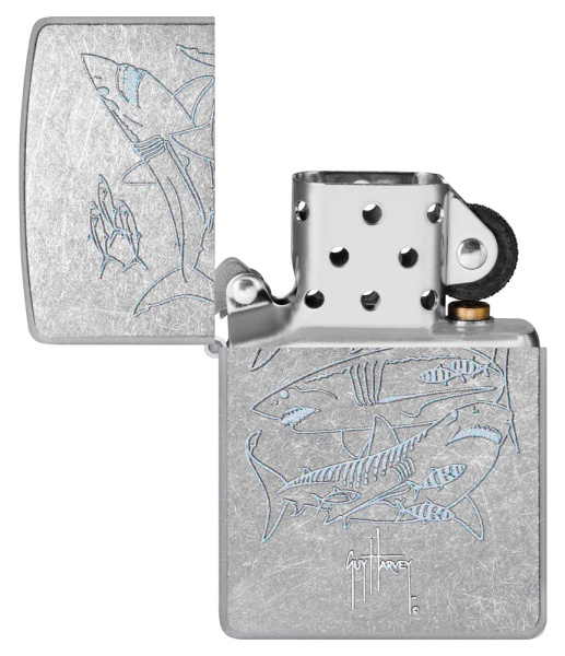 Зажигалка ZIPPO Guy Harvey с покрытием Street Chrome 48595
