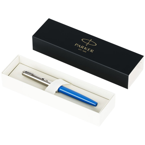 Ручка перьевая Parker "Jotter Originals Blue Chrom CT"
