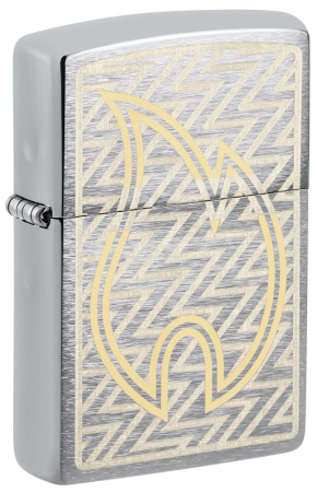 Зажигалка ZIPPO с покрытием Brushed Chrome 48789