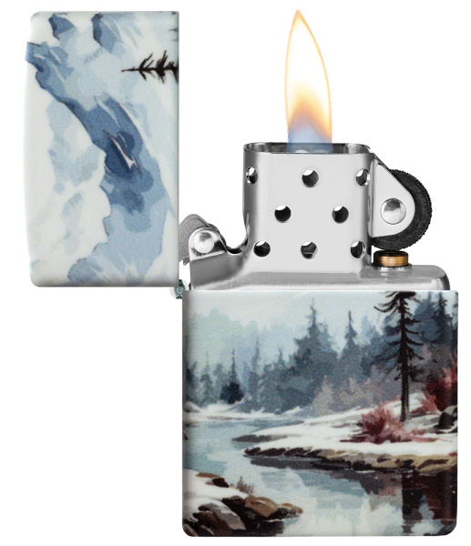 Зажигалка ZIPPO Frozen Valley с покрытием 540 Matte 46702