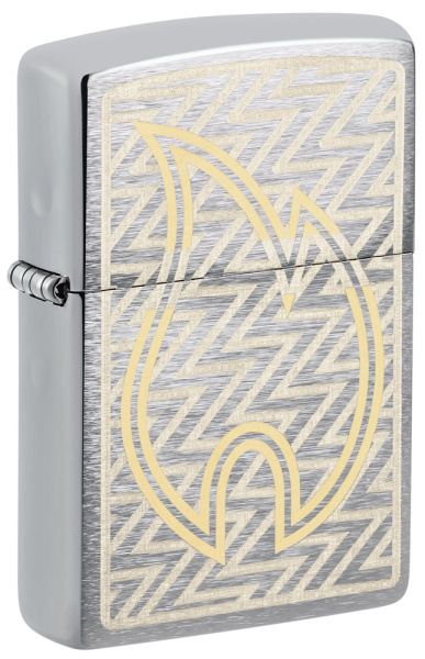 Зажигалка ZIPPO с покрытием Brushed Chrome 48789