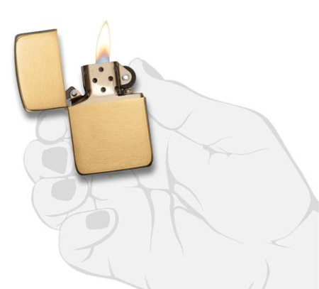 Зажигалка ZIPPO 1941 Replica™ с покрытием Brushed Brass 1941B