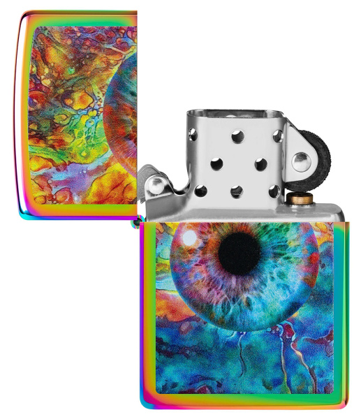 Зажигалка ZIPPO Spacey Eye с покрытием Multi Color 46431