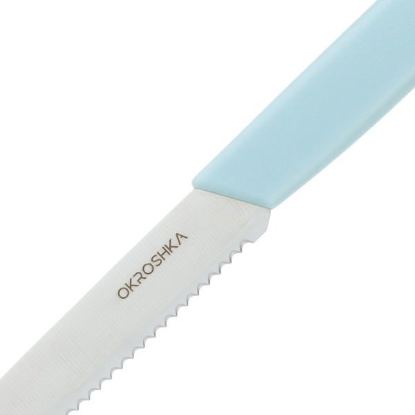 Нож для фруктов и овощей OKROSHKA САЛАТ OK225P-BL-FRS