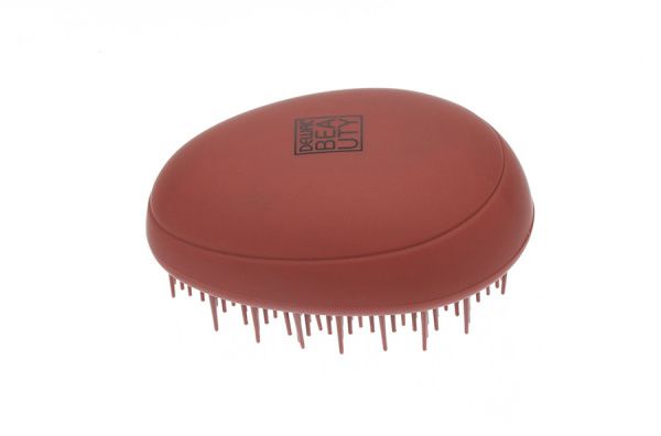 Щетка массажная Dewal Beauty серия"Прованс"с  пластиковым штифтом DBPR4Brown