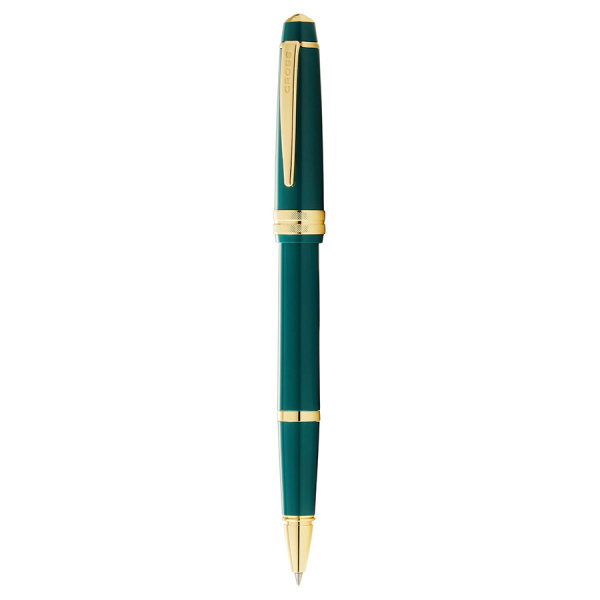 Ручка-роллер Cross Bailey - Light Polished Green Resin and Gold Tone