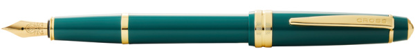 Перьевая ручка Cross Bailey Light Polished Green Resin and Gold Tone AT0746-12FF