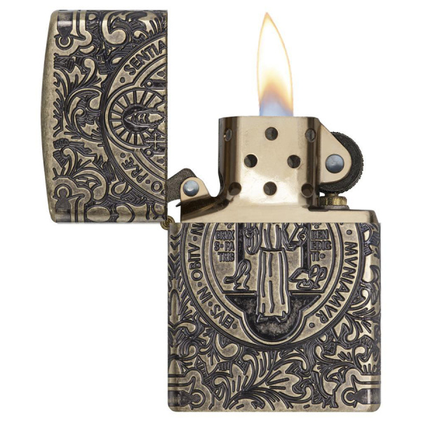 Зажигалка Zippo St. Benedict Design