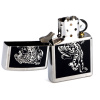 Зажигалка ZIPPO Tigre с покрытием Brushed Chrome 207 Tigre