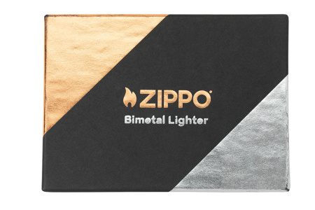 Зажигалка ZIPPO Bimetal с двойным металлическим покрытием 48694