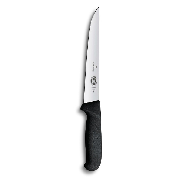 Нож Victorinox обвалочный, лезвие 18 см, черный