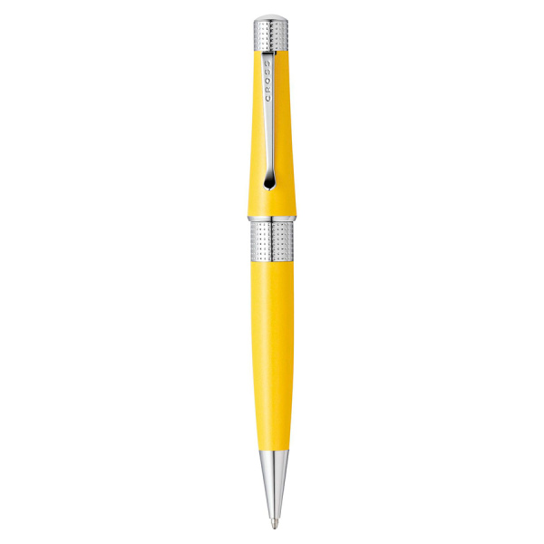 Шариковая ручка Cross Beverly - Aquatic Yellow Lacquer