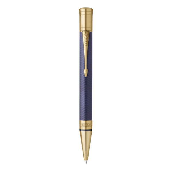 Ручка шариковая Parker "Duofold Prestige Blue Chevron GT"