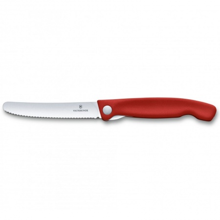 Нож складной для овощей Swiss Classic 11 см VICTORINOX Красный