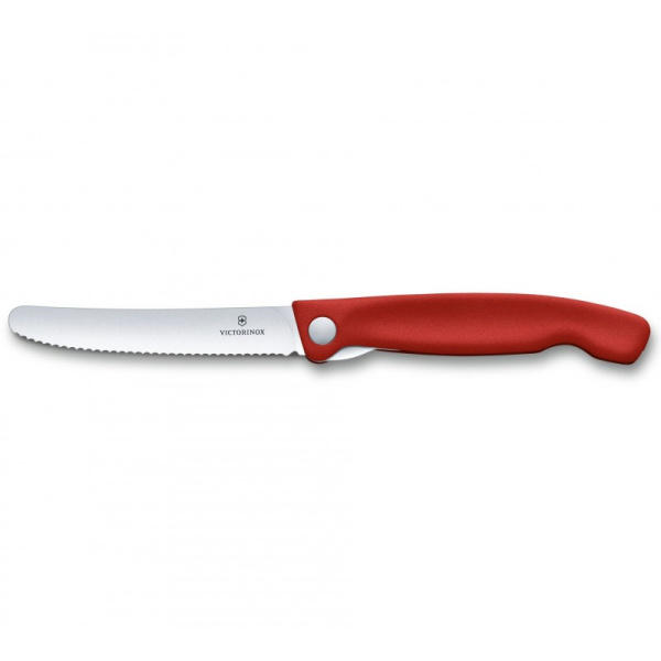 Нож складной для овощей Swiss Classic 11 см VICTORINOX Красный