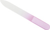 Пилка Dewal Beauty стеклянная розовая GF-02