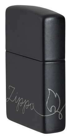 Зажигалка ZIPPO Classic с покрытием Black Matte 48979