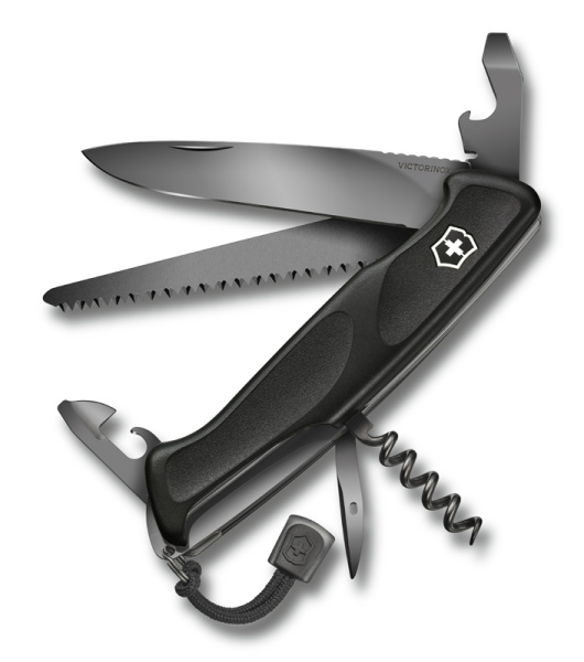 Нож перочинный VICTORINOX RangerGrip 55 Onyx Black 0.9563.C31P
