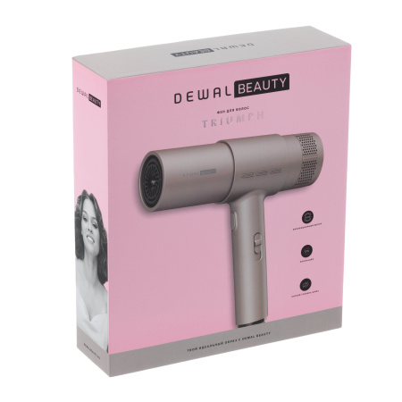 Фен DEWAL BEAUTY Triumph HDB1010-Coffee
