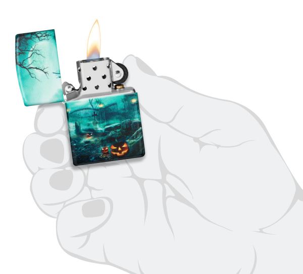 Зажигалка ZIPPO Graveyard с покрытием 540 Matte 48389
