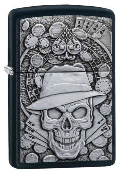 Зажигалка ZIPPO Classic с покрытием Black Matte 49183